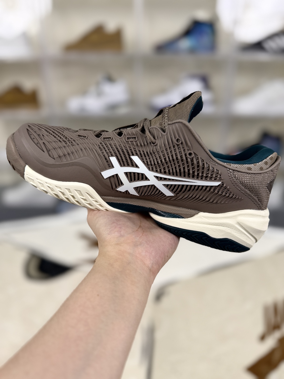 Asics Court FF 3 Brown Tennis Shoes - Breathable, Non-slip, Unisex Design 3 cmp i1751481351088 365 0 1