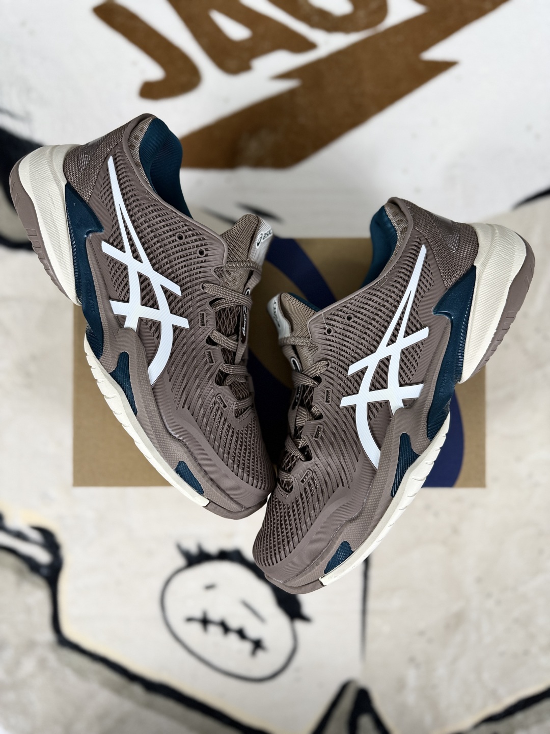 Asics Court FF 3 Brown Tennis Shoes - Breathable, Non-slip, Unisex Design 6 cmp i1751481351090 5316 0 6