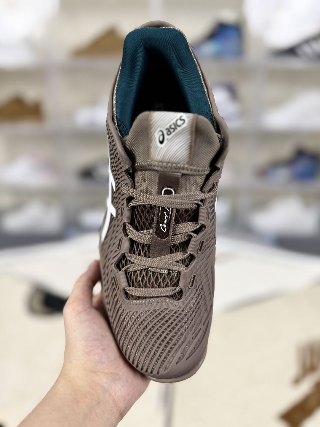 Asics Court FF 3 Brown Tennis Shoes - Breathable, Non-slip, Unisex Design 5 cmp i1751481360628 441 0 3
