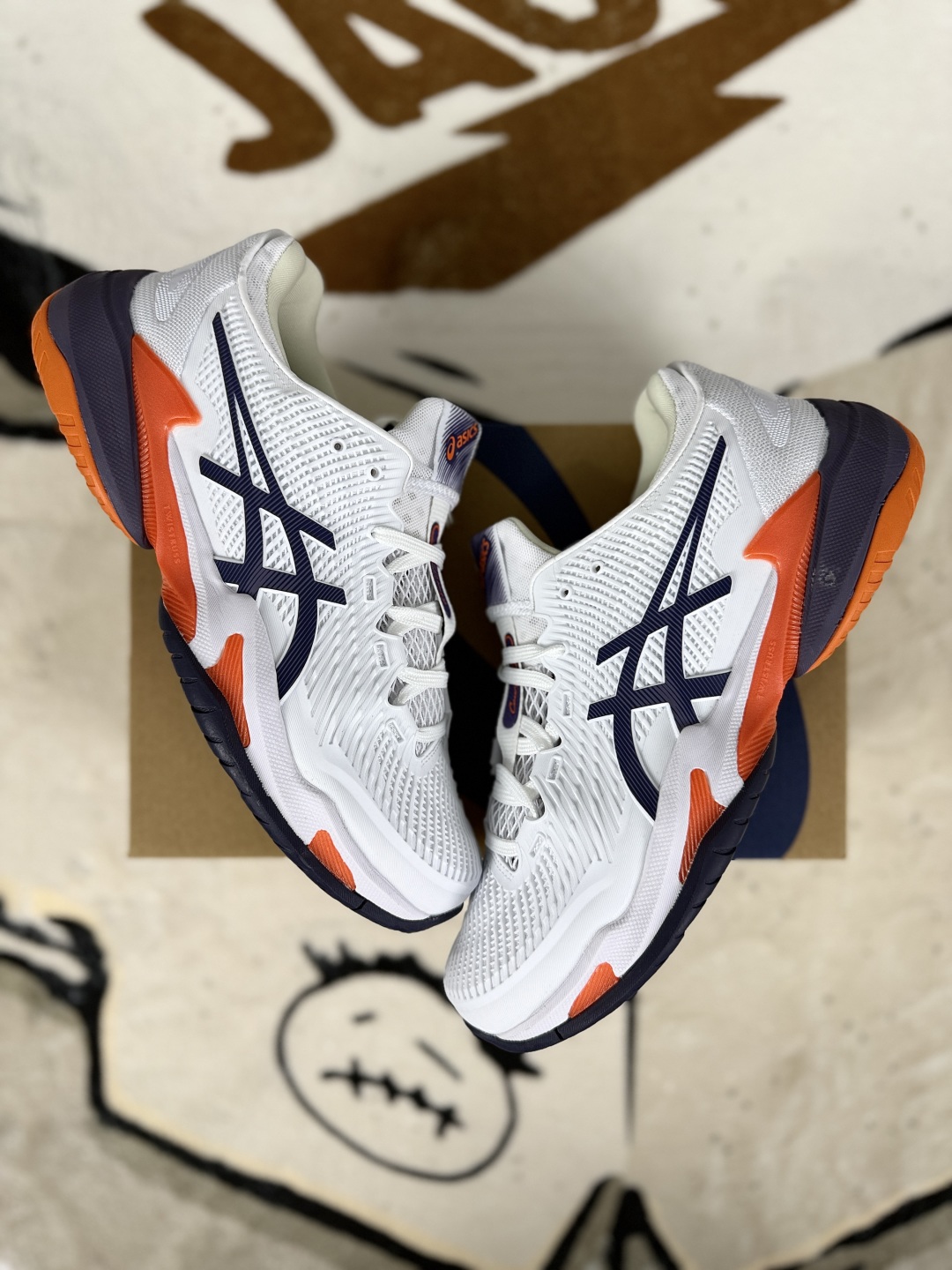 Asics Court FF 3 White/Purple Mesh Low-Top Tennis Shoes (Unisex) 6 cmp i1751481479145 3213 0 6