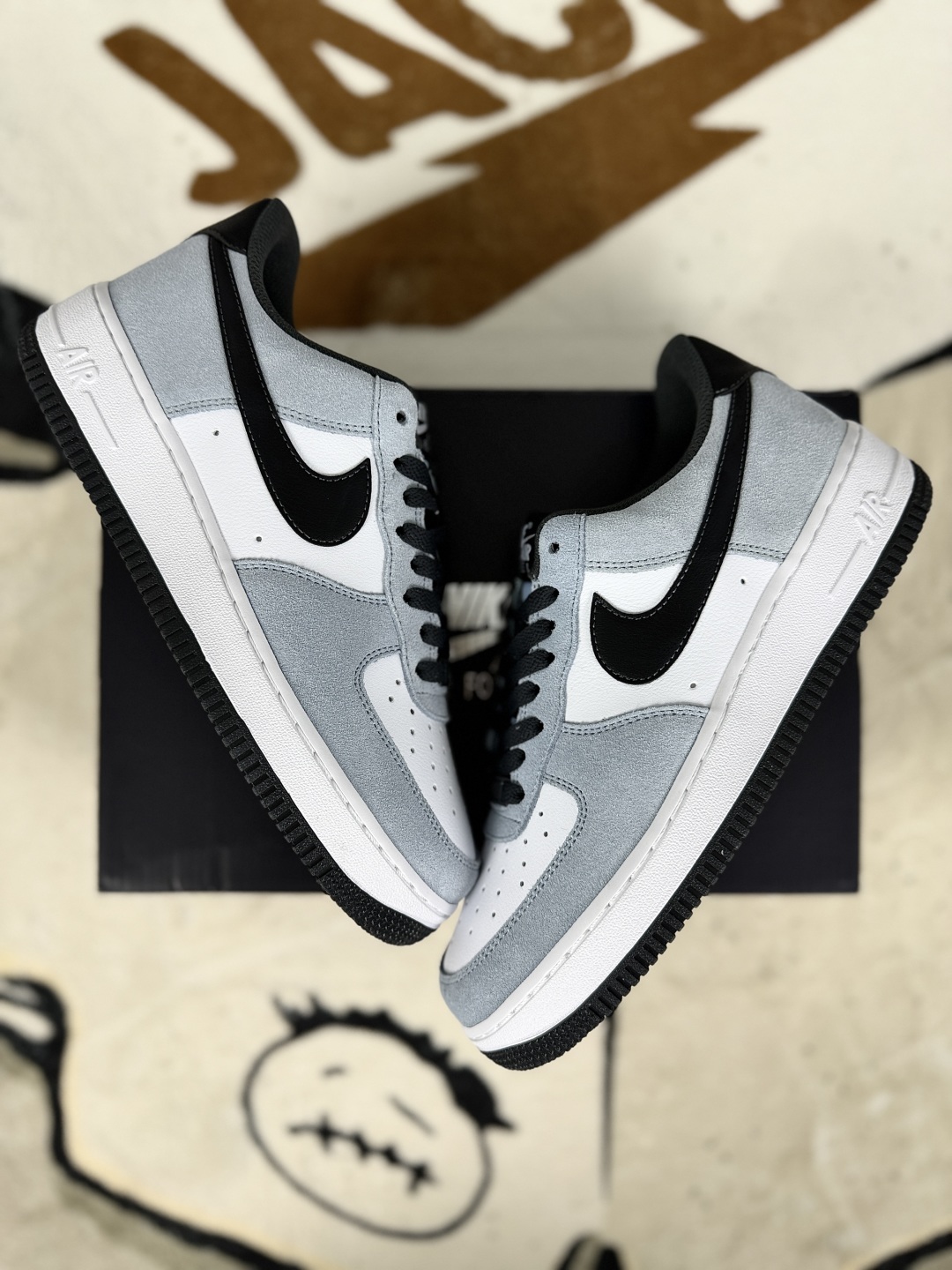 Nike Air Force 1 Low Grey White Black Sneaker, Comfortable and Stylish 6 cmp i1751578415588 8173 0 6