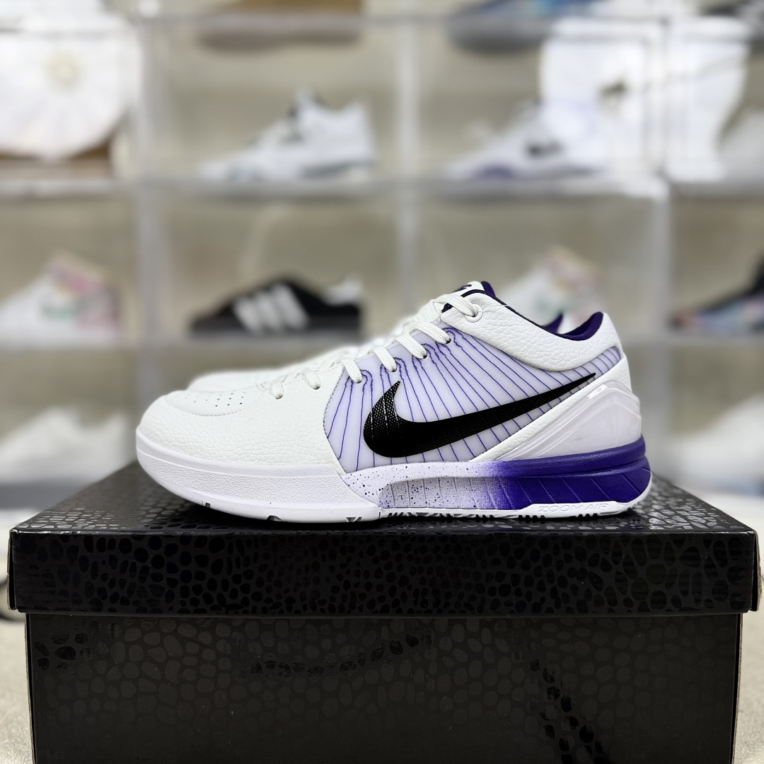 Nike Zoom Kobe 4 Protro Basketball Shoes - White/Purple, Comfortable and Durable 10 cmp i1751745481415 8767 0 8