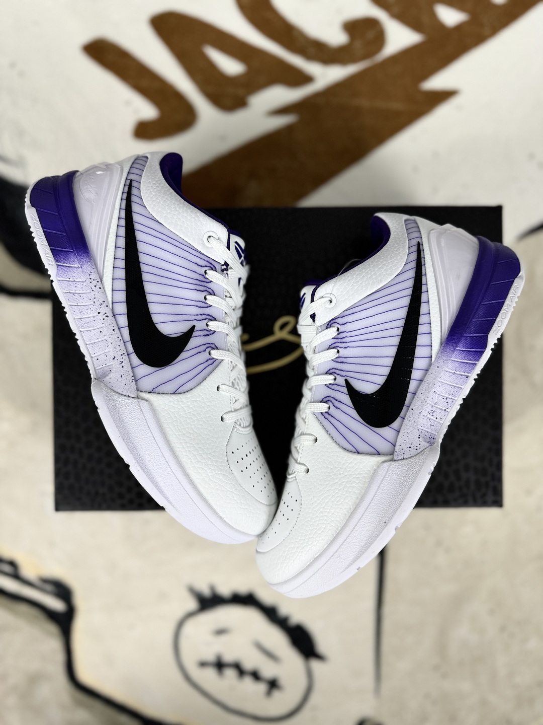 Nike Zoom Kobe 4 Protro Basketball Shoes - White/Purple, Comfortable and Durable 6 cmp i1751745481417 3622 0 6