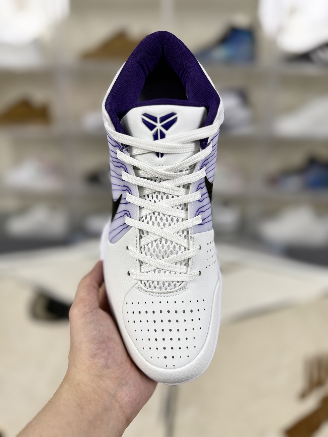 Nike Zoom Kobe 4 Protro Basketball Shoes - White/Purple, Comfortable and Durable 5 cmp i1751745481419 9987 0 3