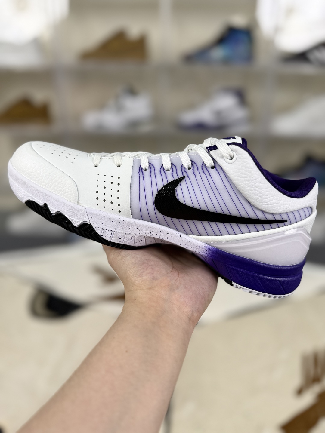 Nike Zoom Kobe 4 Protro Basketball Shoes - White/Purple, Comfortable and Durable 3 cmp i1751745500457 1349 0 1