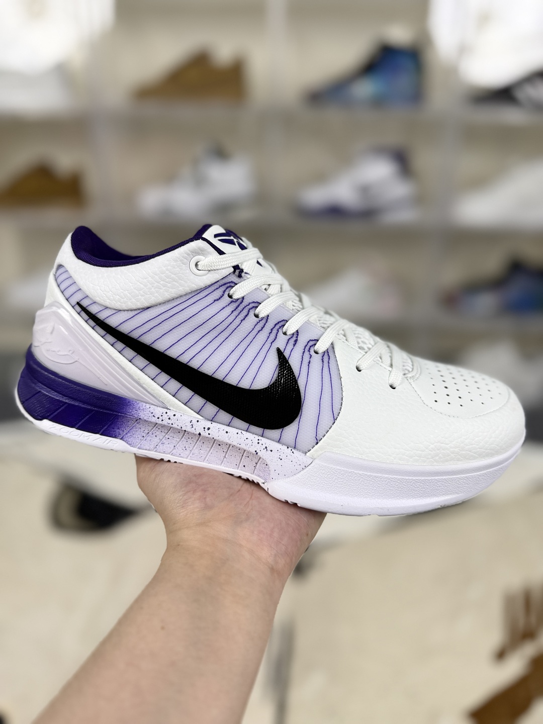 Nike Zoom Kobe 4 Protro Basketball Shoes - White/Purple, Comfortable and Durable 2 cmp i1751745500466 6591 0 0