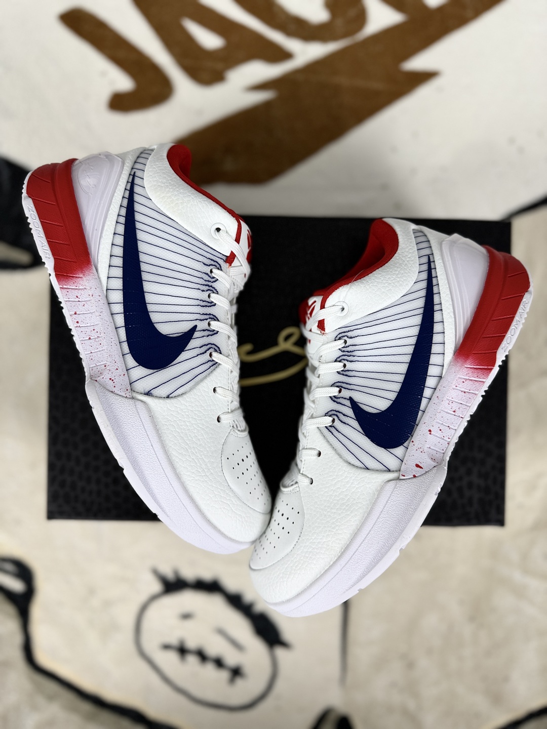 Nike Zoom Kobe 4 Protro Basketball Shoes - White, Red, and Purple 6 cmp i1751991021849 8000 0 6