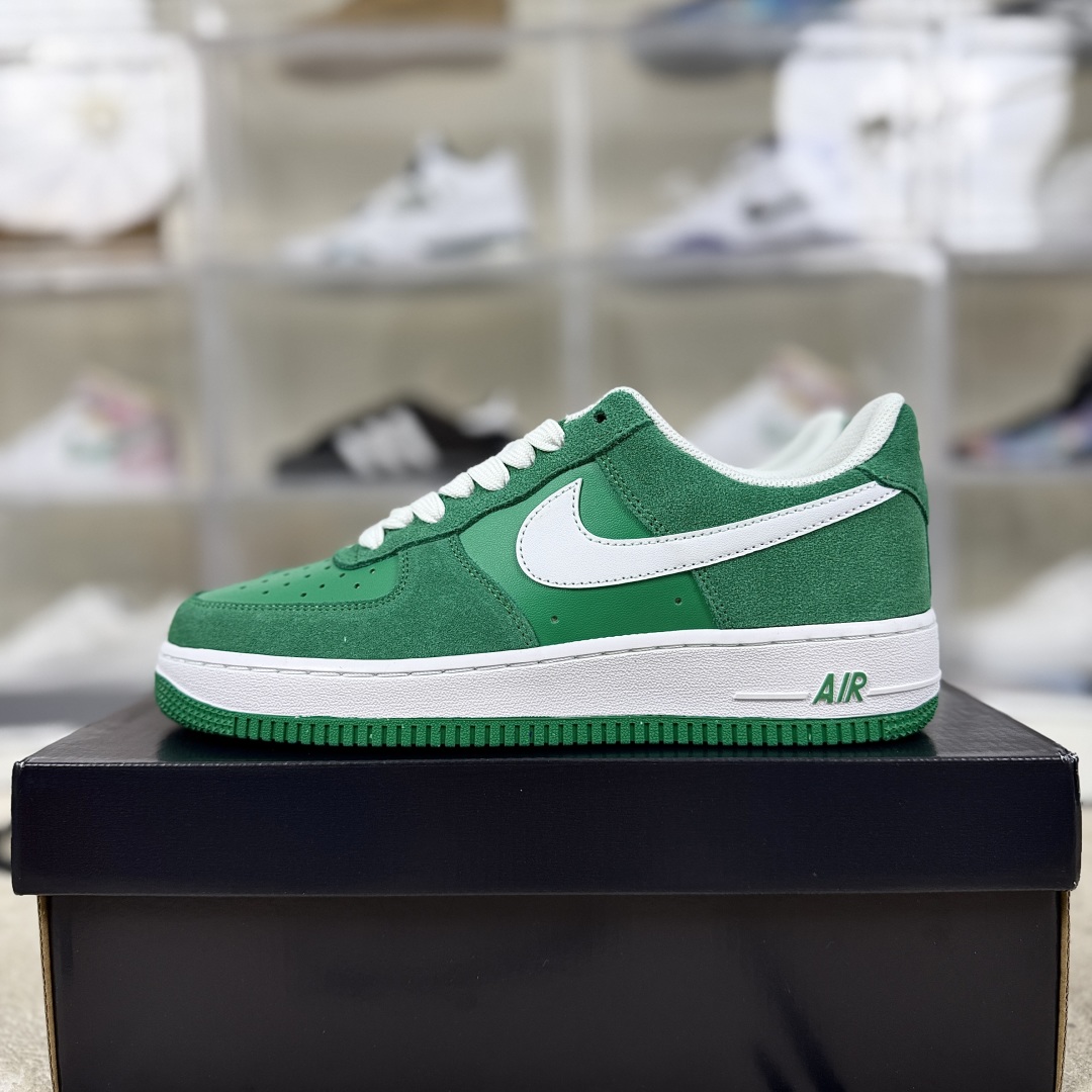 Nike Air Force 1 Low Green White Suede Casual Shoes IB6388-300 10 cmp i1752349272325 8843 0 8