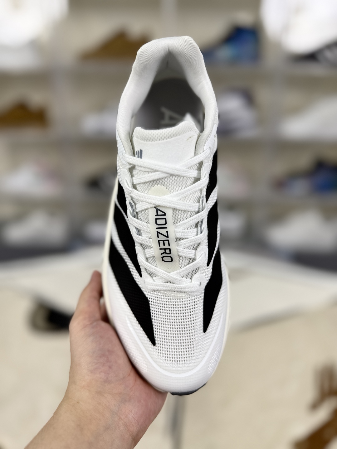 Adidas Adizero Boston 13 Running Shoes - White/Black, Comfortable and Shock-Absorbing 4 cmp i1752349362581 3243 0 3
