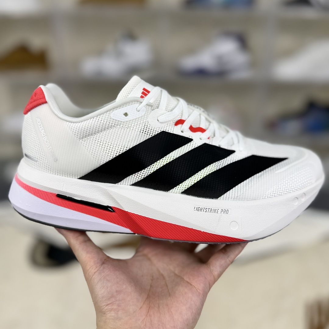Adidas Adizero Boston 13 Running Shoes - White, Black, and Red - Size 36-45 7 cmp i1752429940249 2240 0 5