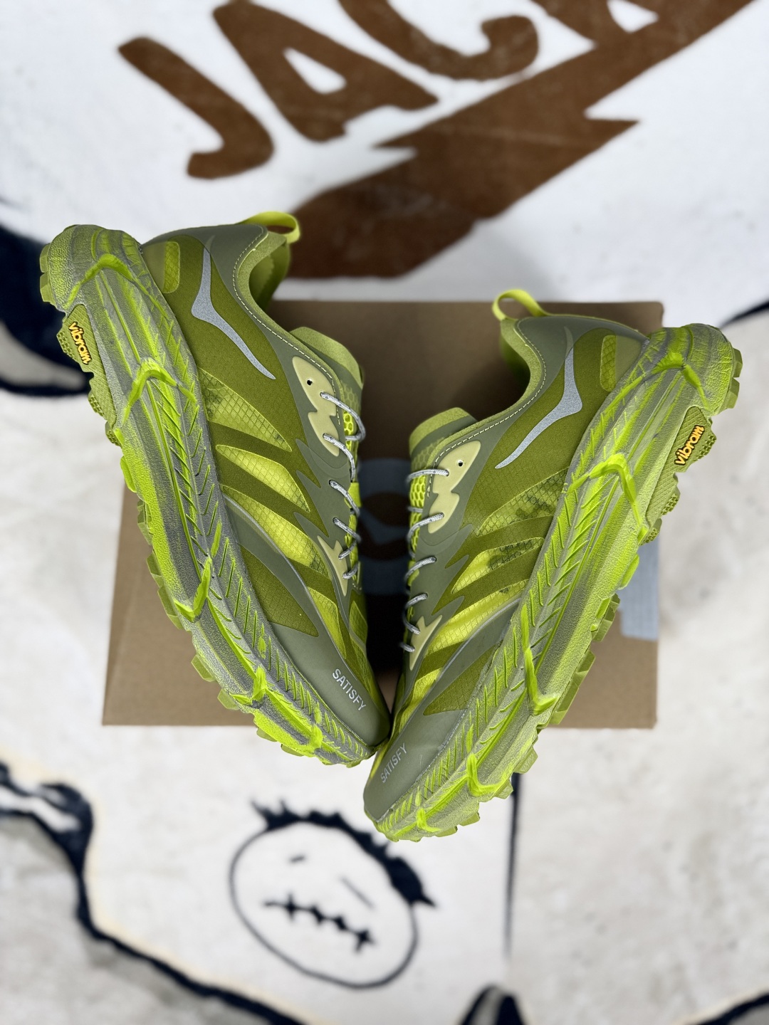 Satisfy x Hoka One One Mafate Speed 4 Running Shoes - Green, Unisex Style 6 cmp i1752518587754 5586 0 6