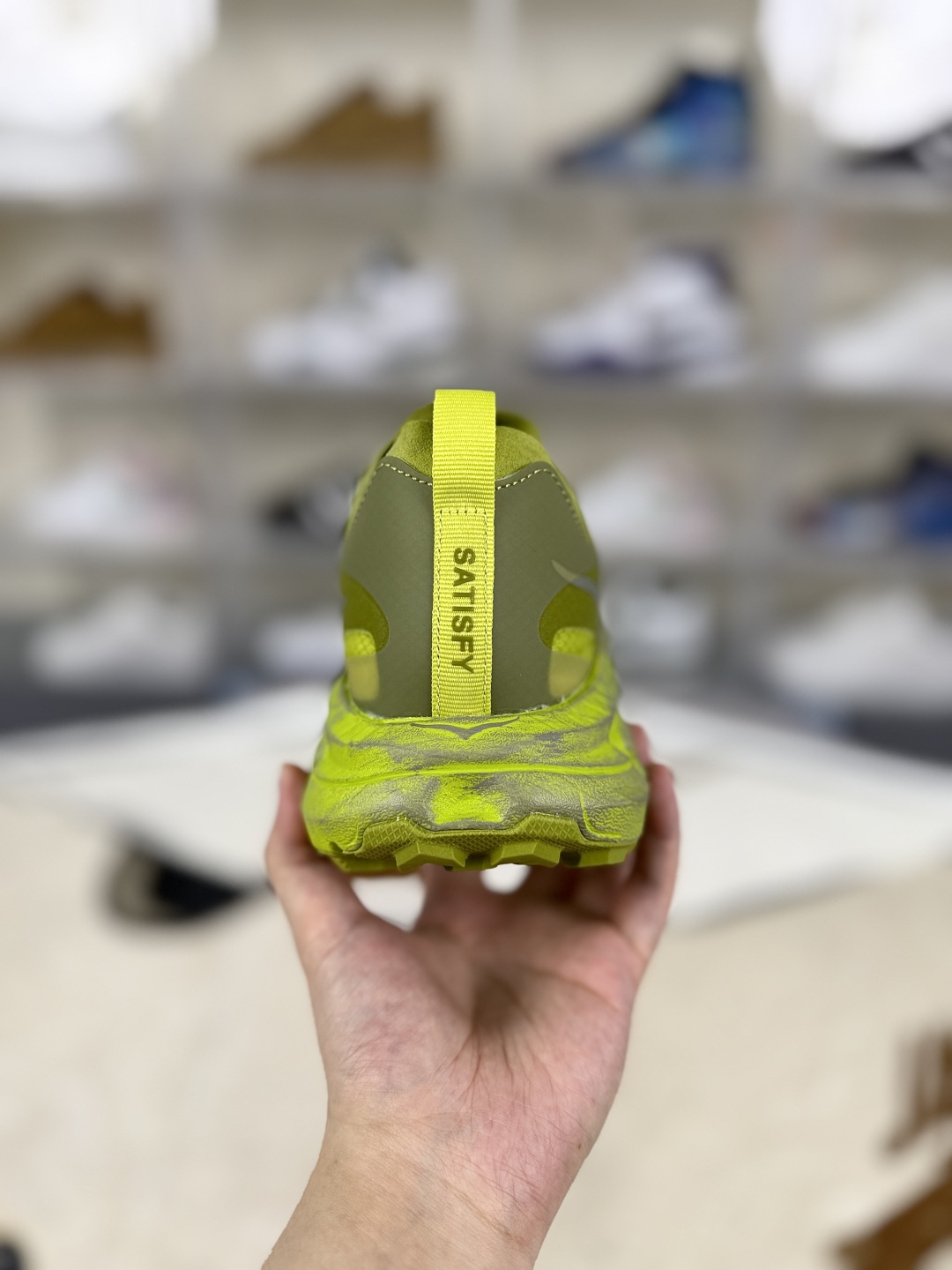 Satisfy x Hoka One One Mafate Speed 4 Running Shoes - Green, Unisex Style 4 cmp i1752518587791 2627 0 2