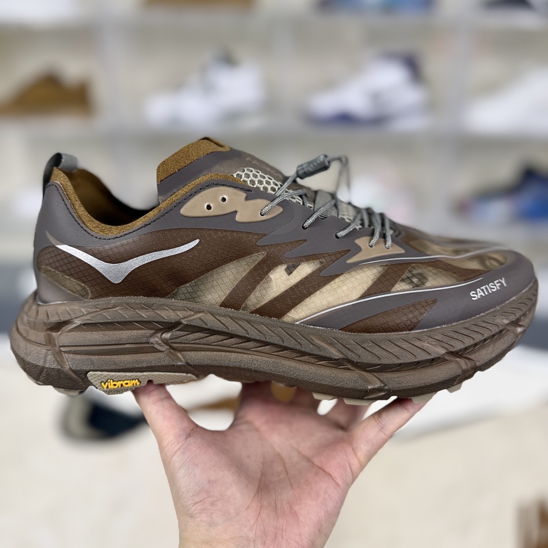 Satisfy x Hoka One One Mafate Speed 4 Brown Running Shoes For Men & Women 8 cmp i1752518620197 437 0 5