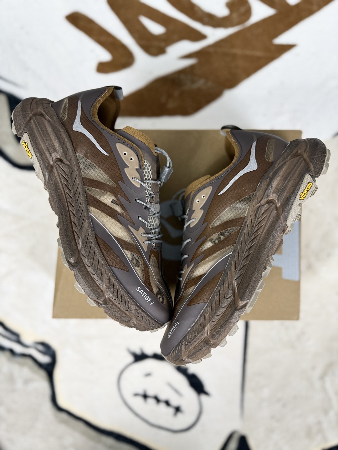 Satisfy x Hoka One One Mafate Speed 4 Brown Running Shoes For Men & Women 6 cmp i1752518620219 2236 0 6