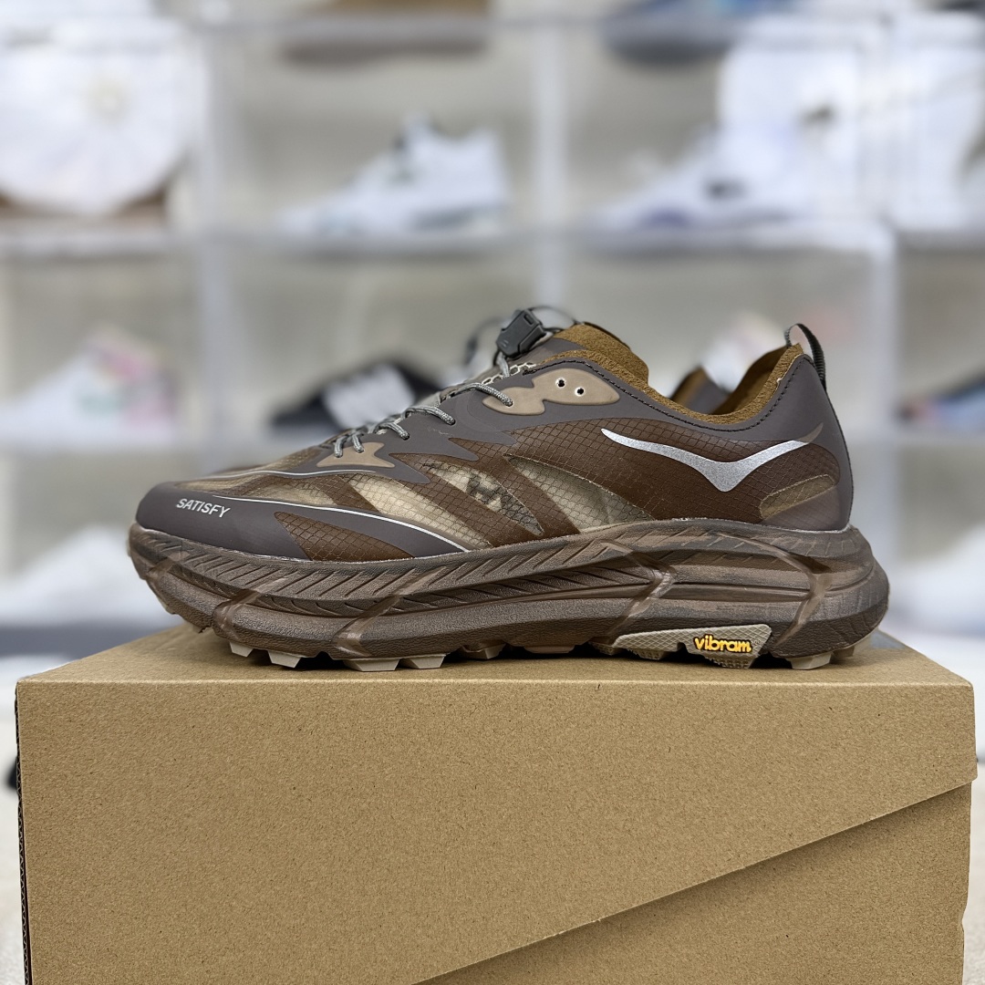 Satisfy x Hoka One One Mafate Speed 4 Brown Running Shoes For Men & Women 10 cmp i1752518630891 6770 0 8