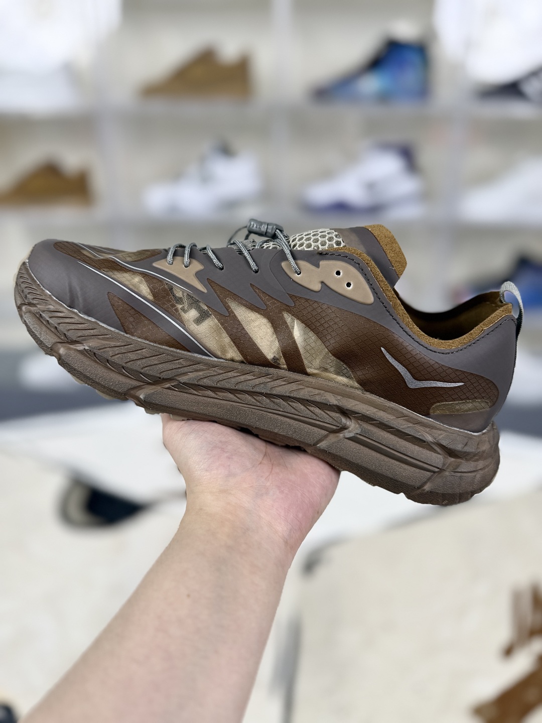Satisfy x Hoka One One Mafate Speed 4 Brown Running Shoes For Men & Women 3 cmp i1752518630902 7669 0 1