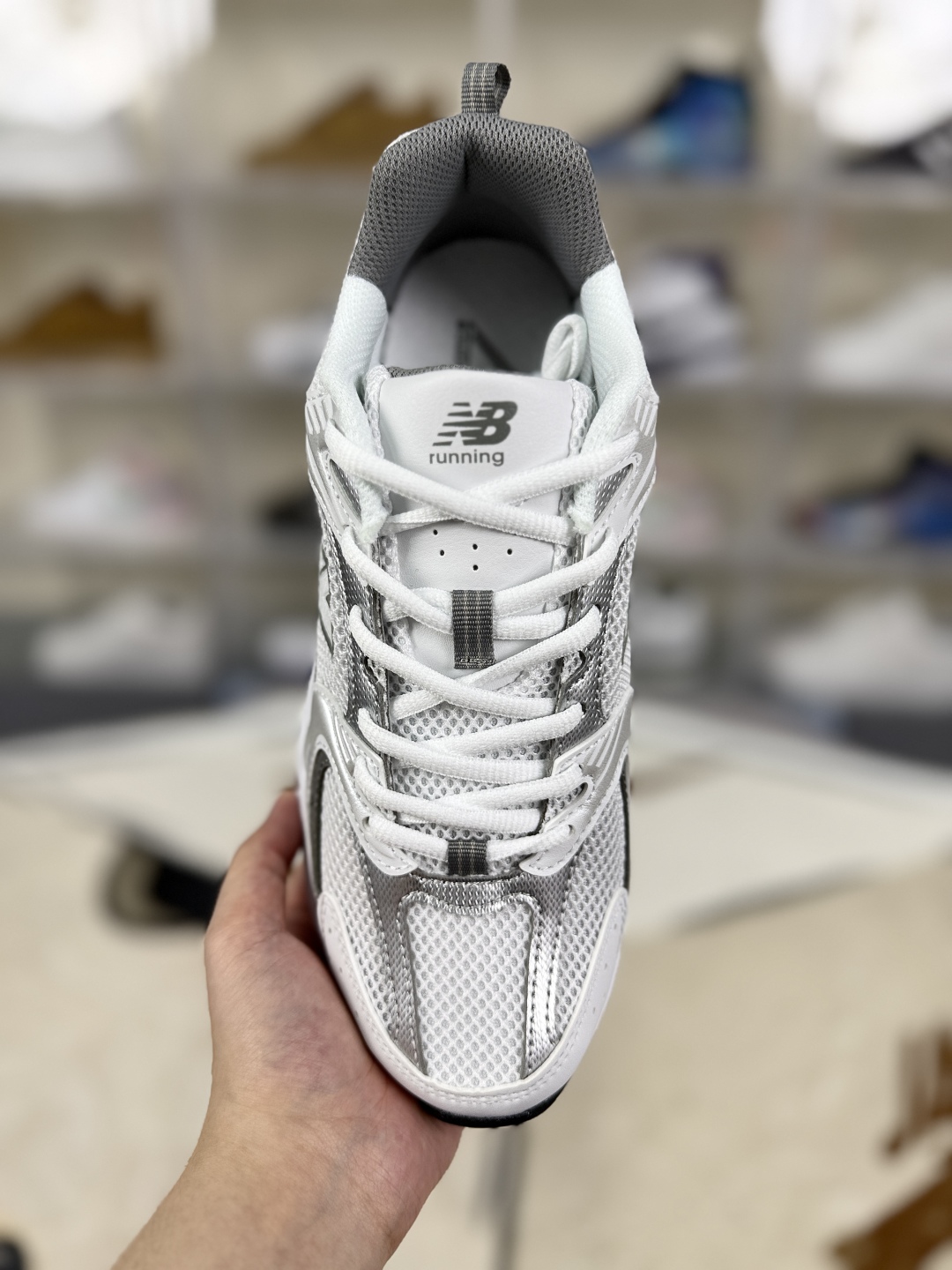 New Balance NB 530 Millennium Style Low-Top Running Shoes - Silver White 4 cmp i1752518665871 5348 0 3