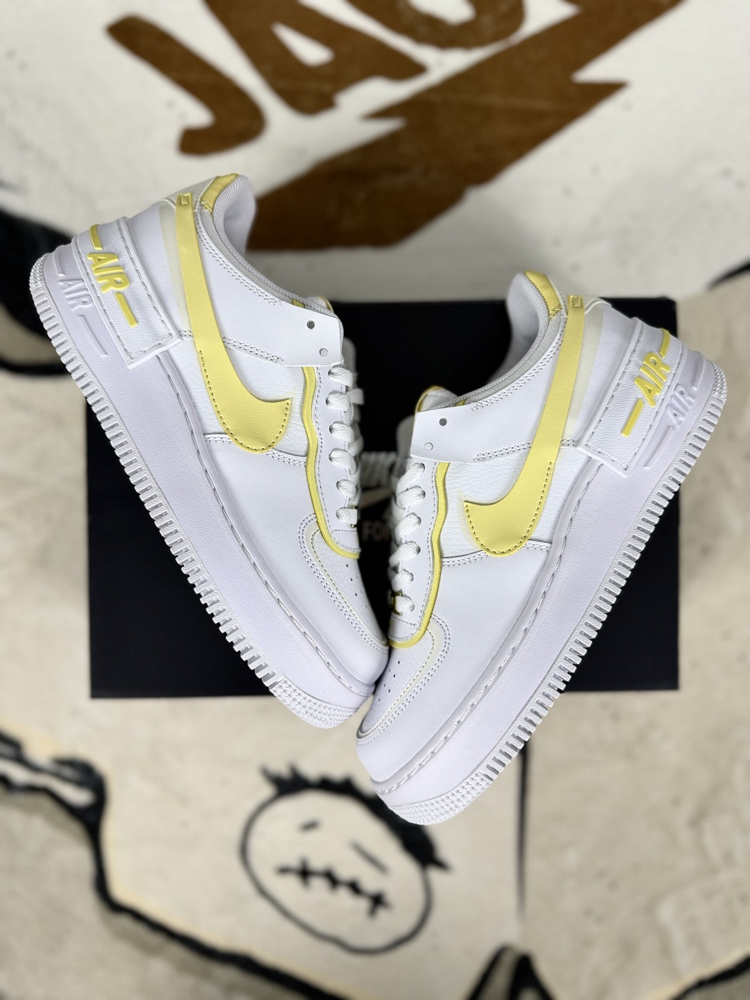 Nike Air Force 1 Shadow Women's Sneaker White/Yellow Style CI0919-122 6 cmp i1752518770213 6730 0 6