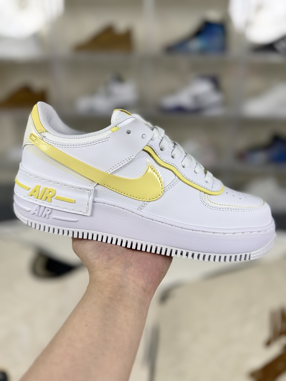 Nike Air Force 1 Shadow Women's Sneaker White/Yellow Style CI0919-122 2 cmp i1752518785133 3326 0 0