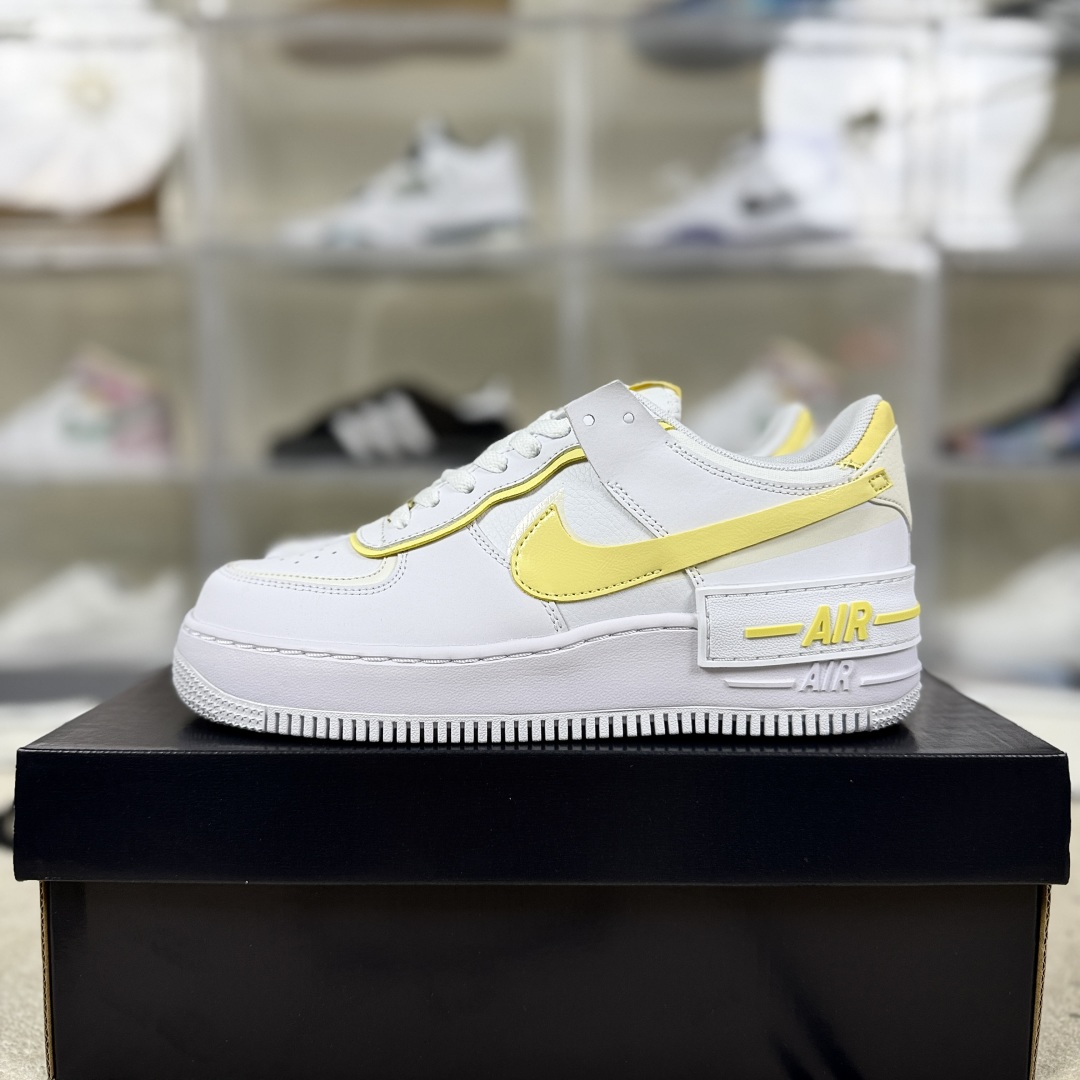 Nike Air Force 1 Shadow Women's Sneaker White/Yellow Style CI0919-122 10 cmp i1752518785160 3078 0 8