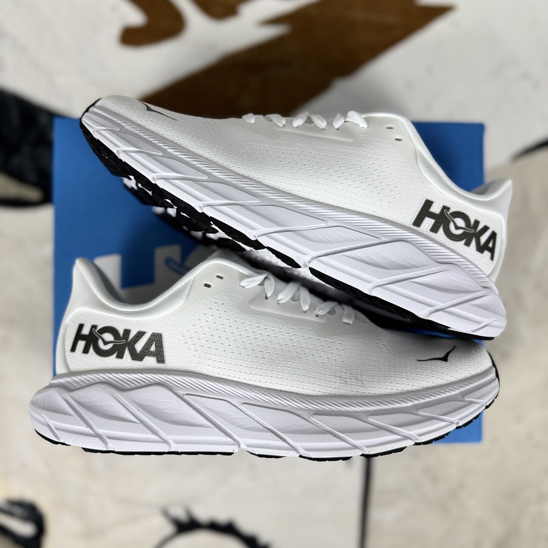 Hoka One One Arahi 7 Running Shoes - White Black, Comfortable and Durable 9 cmp i1752602109514 7755 0 7