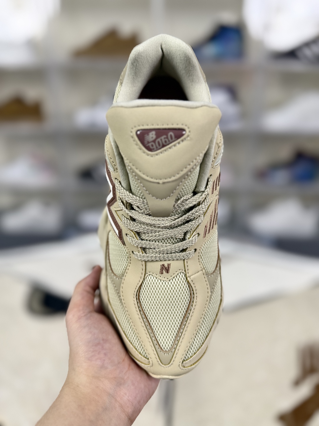 New Balance 9060 Cream/Brown Unisex Running Shoes - Style & Comfort 4 cmp i1752781374540 6365 0 3