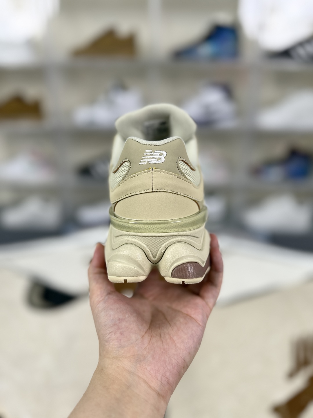 New Balance 9060 Cream/Brown Unisex Running Shoes - Style & Comfort 3 cmp i1752781374541 2920 0 2