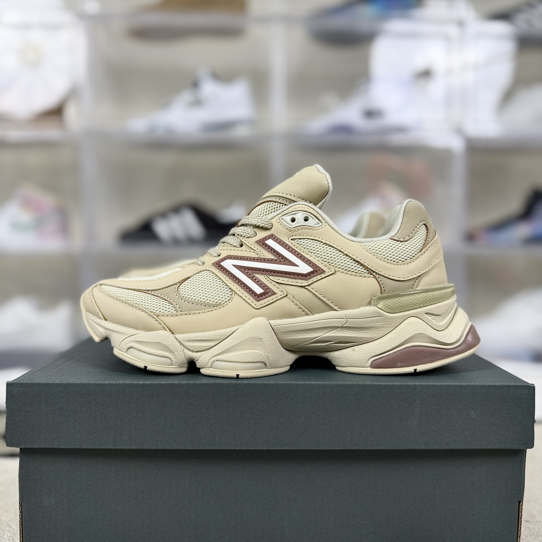 New Balance 9060 Cream/Brown Unisex Running Shoes - Style & Comfort 9 cmp i1752781376804 1386 0 8