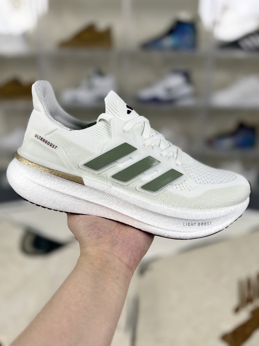 Adidas Ultraboost 5.0 White/Green Running Shoes - Comfortable and Durable 1 cmp i1752960742185 8709 0 0