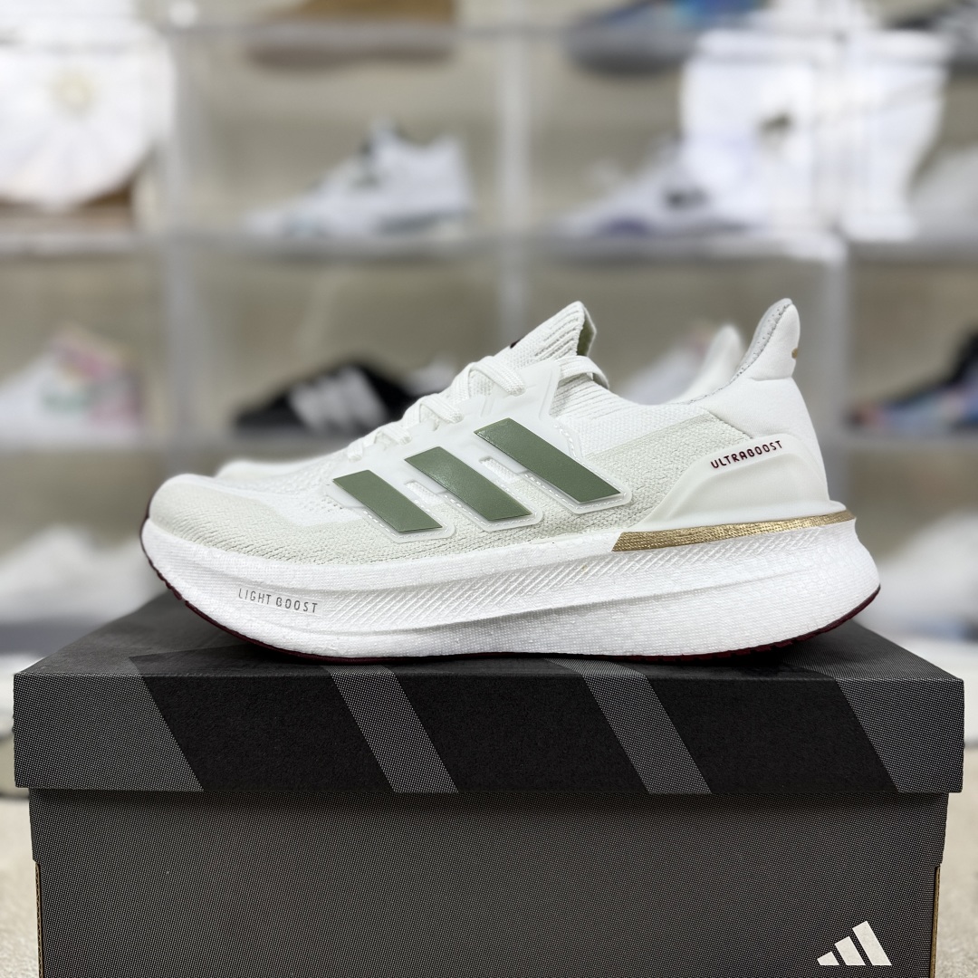 Adidas Ultraboost 5.0 White/Green Running Shoes - Comfortable and Durable 9 cmp i1752960742192 4500 0 8