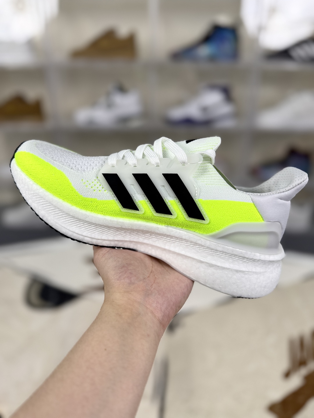 Adidas Ultraboost 5.0 Running Shoes - White/Fluorescent Green - Comfortable and Durable 3 cmp i1752960820748 4412 0 1