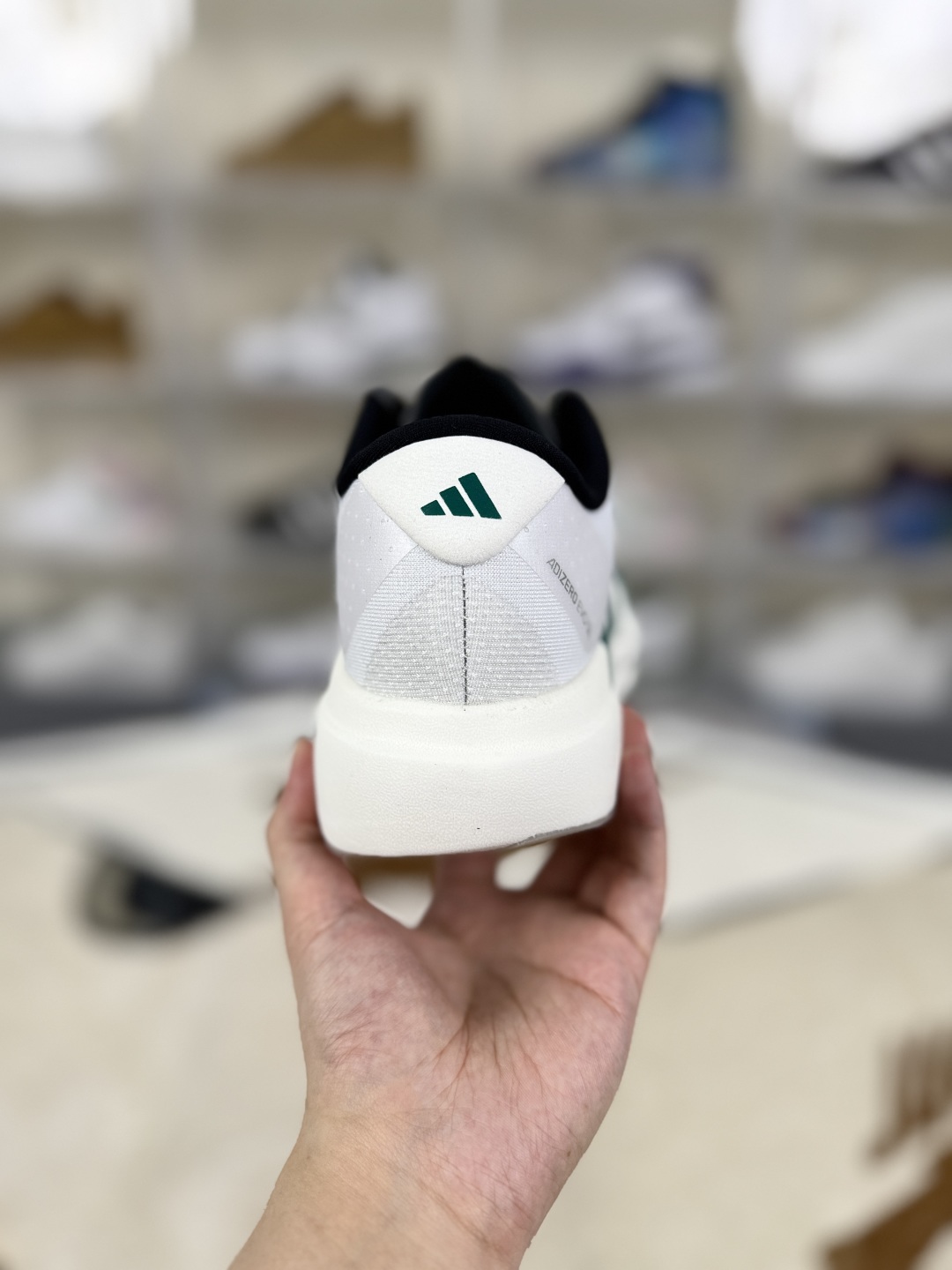 Adidas Adizero Evo SL White Green Running Shoes - Lightweight & Comfortable 3 cmp i1752962595723 1289 0 2
