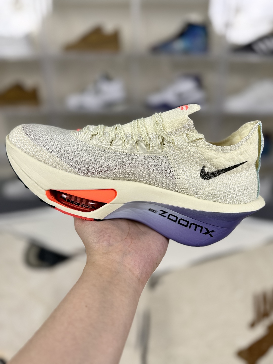 Nike Alphafly 3: Full Carbon Fiber Plate, Lightweight Running Shoes - White/Purple 2 cmp i1753128648578 2616 0 1