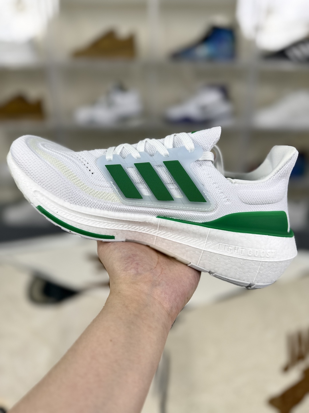 Adidas Ultraboost Light White Green Men's Running Shoes - Breathable & Cushioned 2 cmp i1753128789046 281 0 1