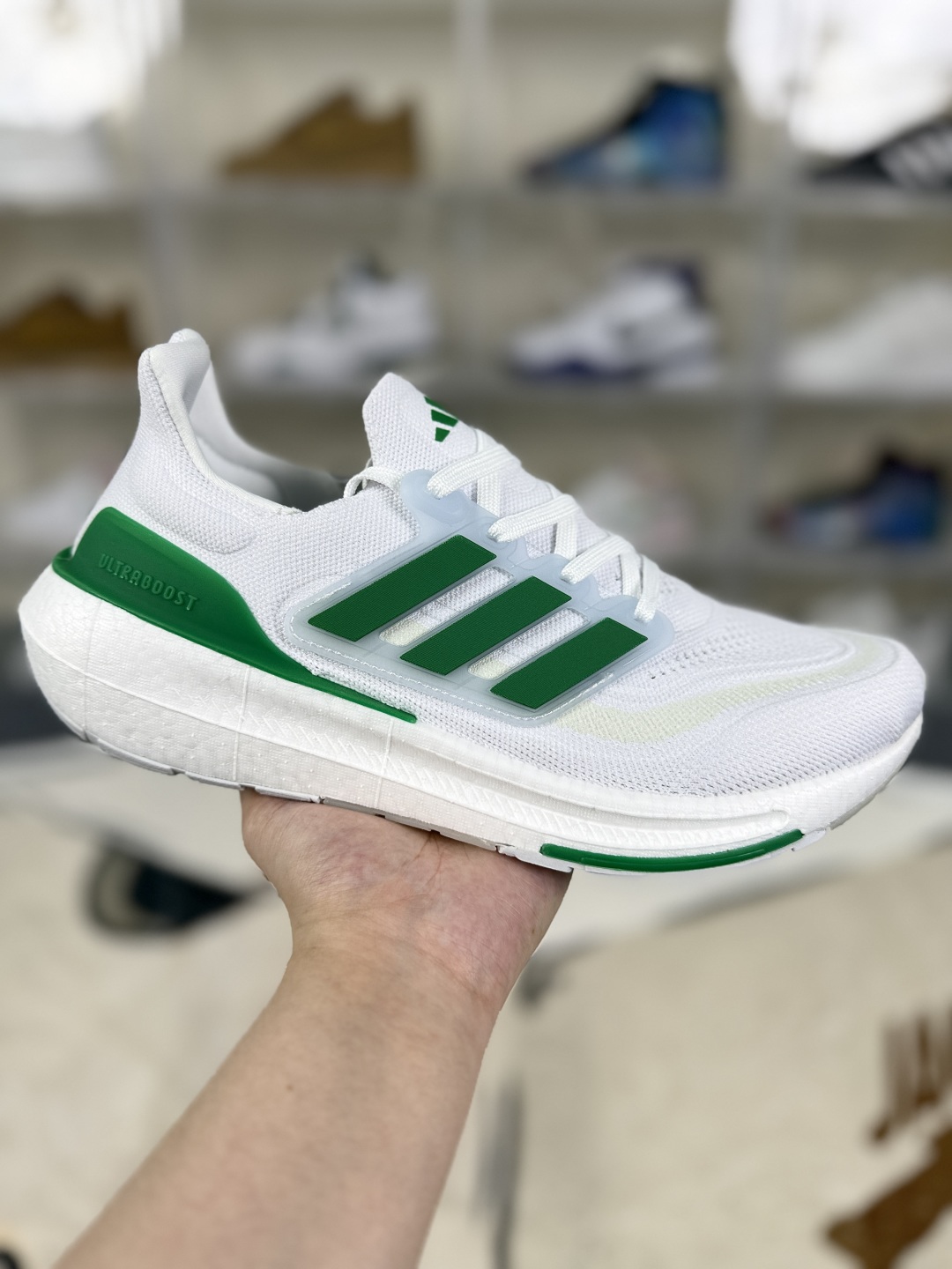 Adidas Ultraboost Light White Green Men's Running Shoes - Breathable & Cushioned 1 cmp i1753128789052 1266 0 0