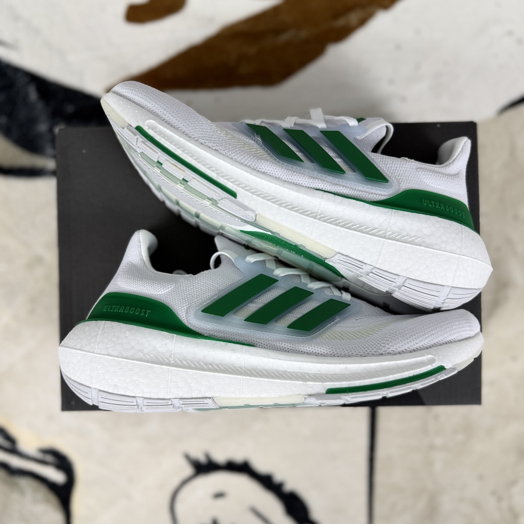 Adidas Ultraboost Light White Green Men's Running Shoes - Breathable & Cushioned 8 cmp i1753128789053 5583 0 7