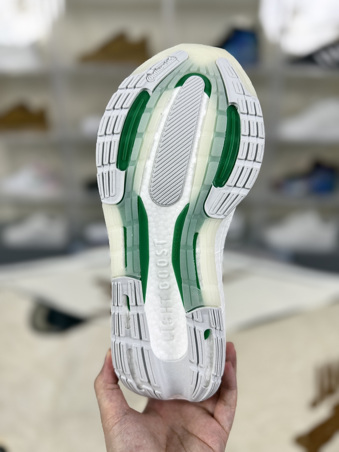 Adidas Ultraboost Light White Green Men's Running Shoes - Breathable & Cushioned 6 cmp i1753128789056 8299 0 4