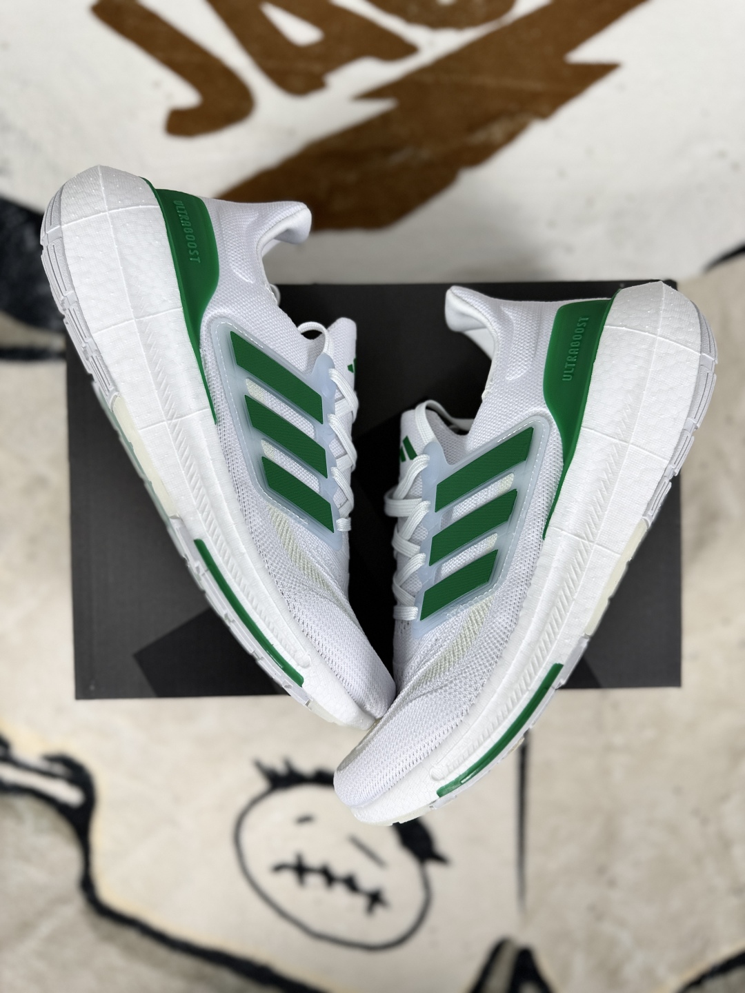 Adidas Ultraboost Light White Green Men's Running Shoes - Breathable & Cushioned 5 cmp i1753128798539 3717 0 6