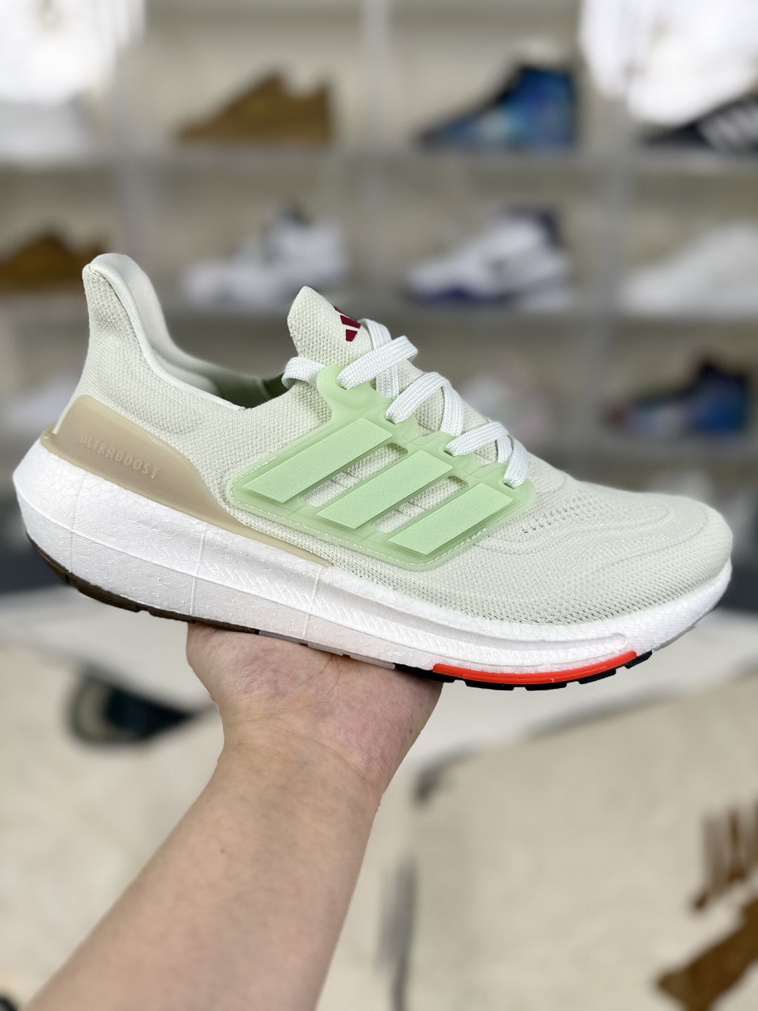 Adidas Ultraboost Light Running Shoes - Breathable, Cushioned, Matcha Green 2 cmp i1753128960632 6586 0 0