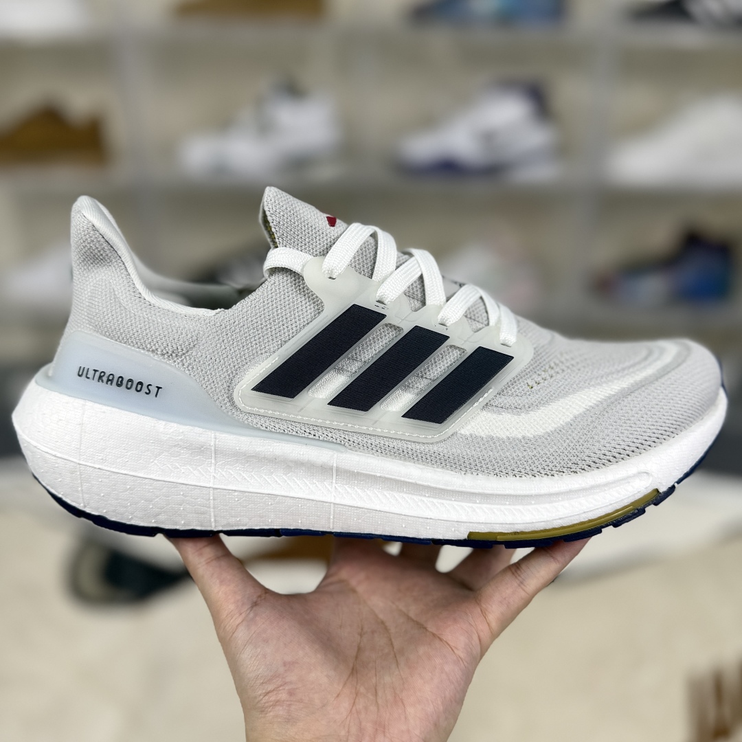 Adidas Ultraboost Light Running Shoes - Breathable, Slip-Resistant, White/Blue 7 cmp i1753129147513 4840 0 5