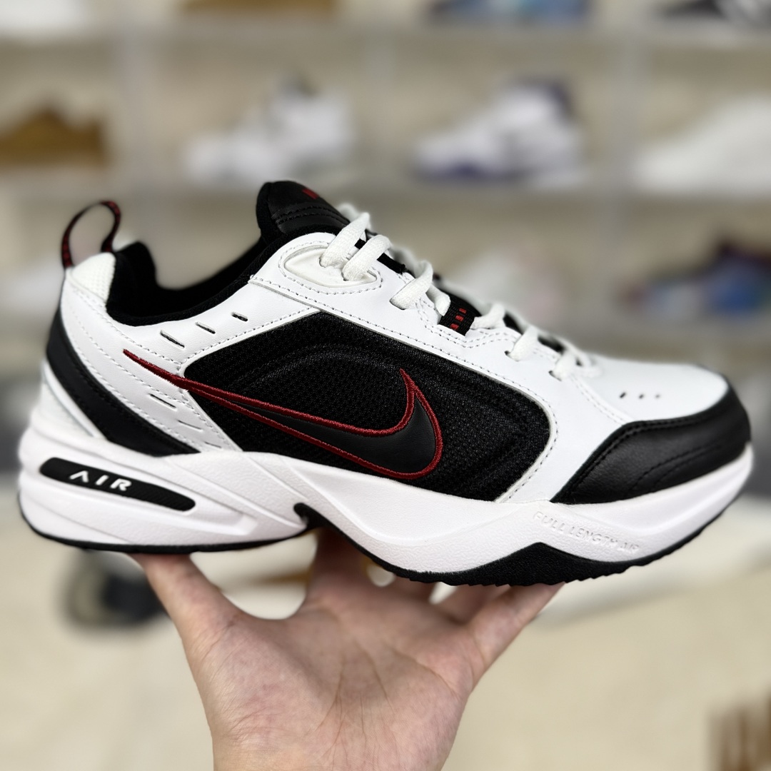 Nike Air Monarch IV White Black Varsity Red Lightweight Casual Shoes 7 cmp i1753207931620 6107 0 5