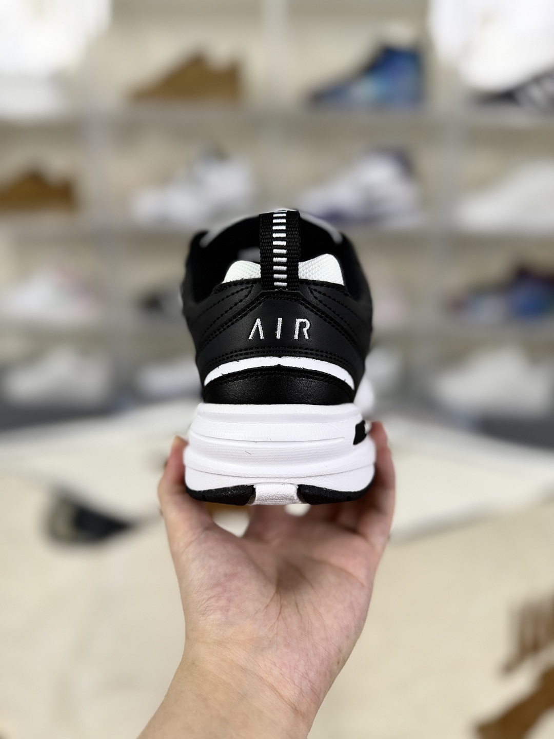 Nike Air Monarch IV Sneakers - Black & White Panda - Classic Retro Style 4 cmp i1753208087345 3838 0 2