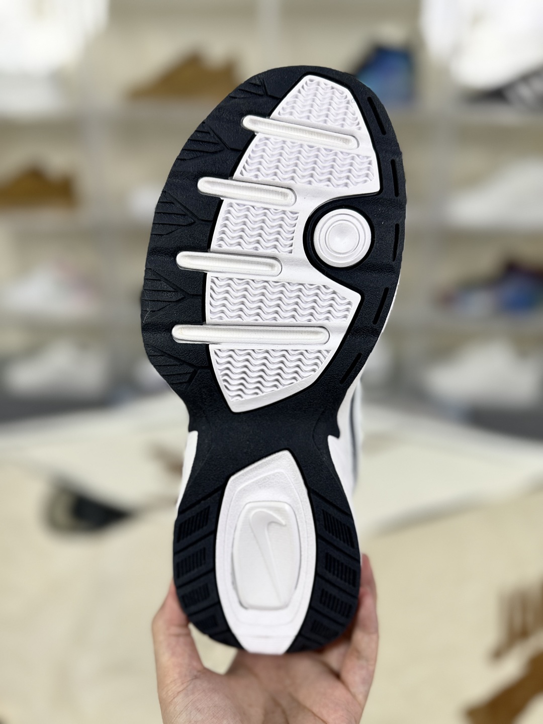 Nike Air Monarch IV White/Navy: Classic Comfort, Retro Style, Everyday Sneaker 6 cmp i1753208173392 2920 0 4