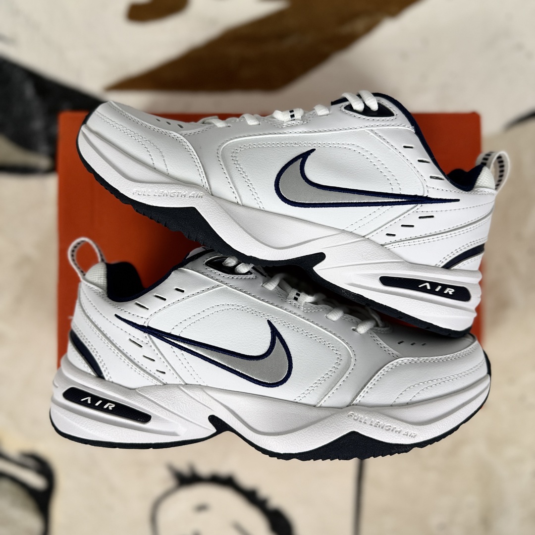 Nike Air Monarch IV White/Navy: Classic Comfort, Retro Style, Everyday Sneaker 8 cmp i1753208176518 6902 0 7