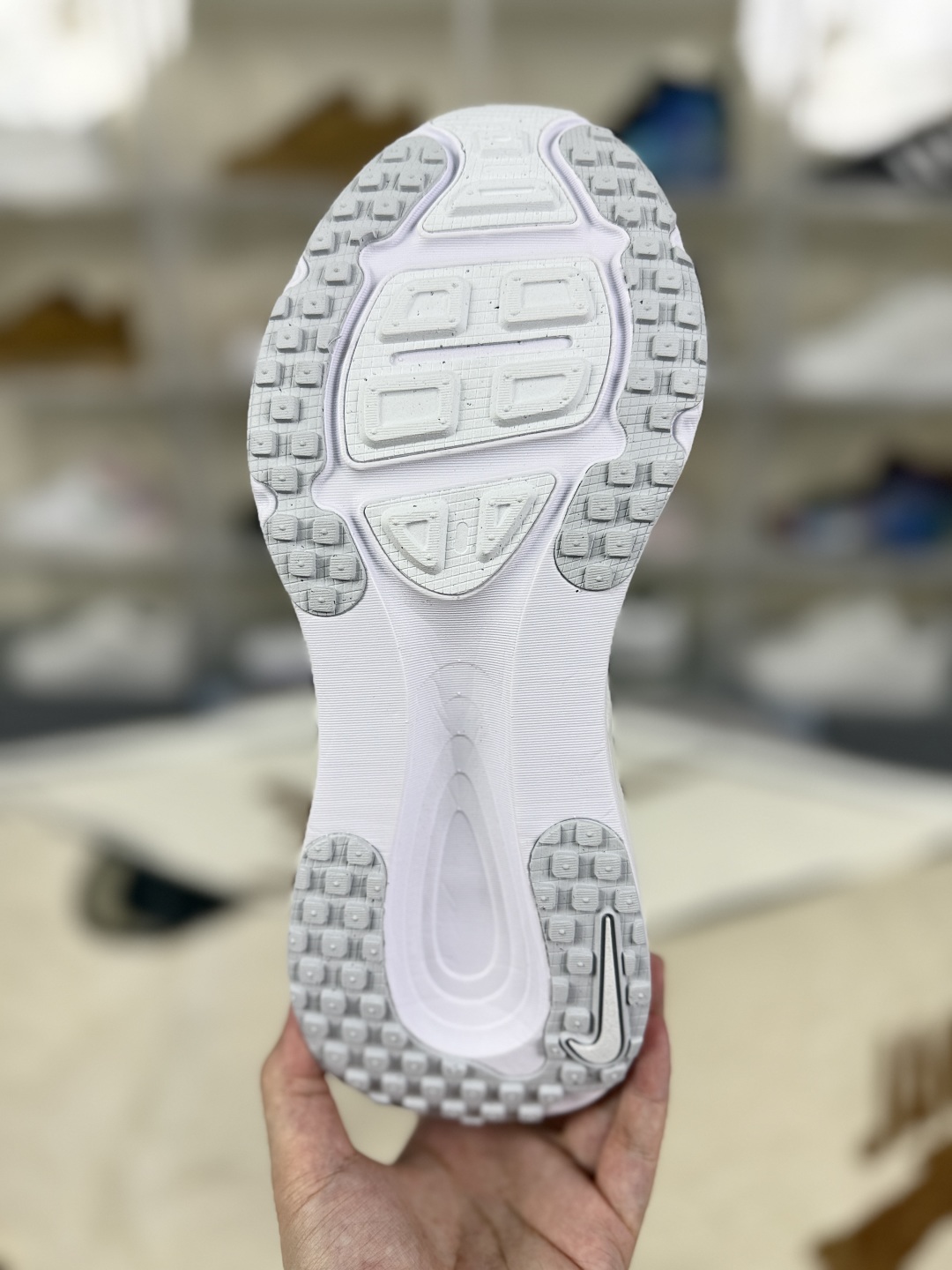 Nike Vomero 18 Running Shoes - White/Silver, Comfortable, Durable, and Stylish 7 cmp i1753208251464 9737 0 4