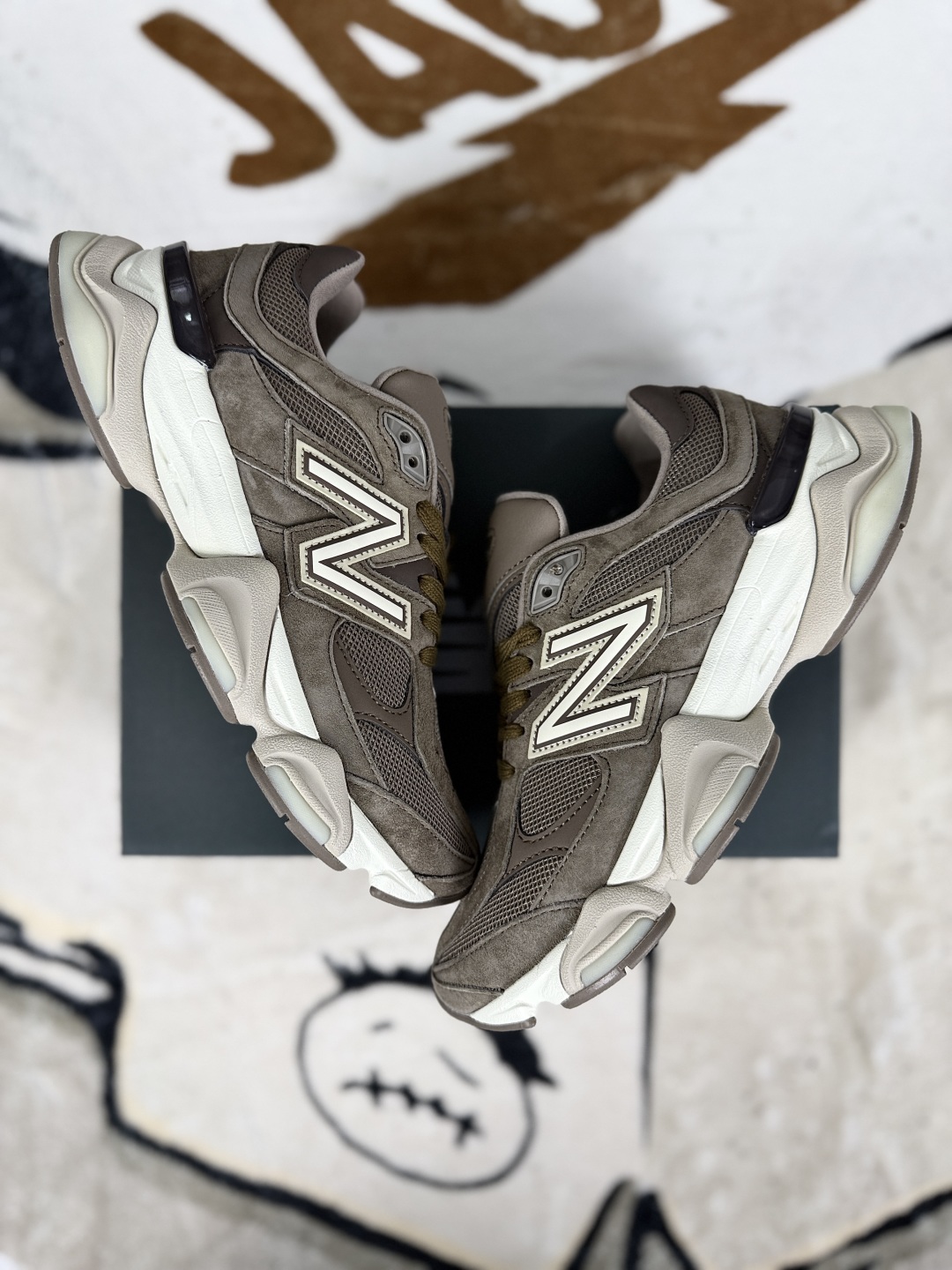 New Balance NB 9060: Comfortable, Versatile Low-Top Sneakers - Unisex Brown 5 cmp i1753302536390 6194 0 6