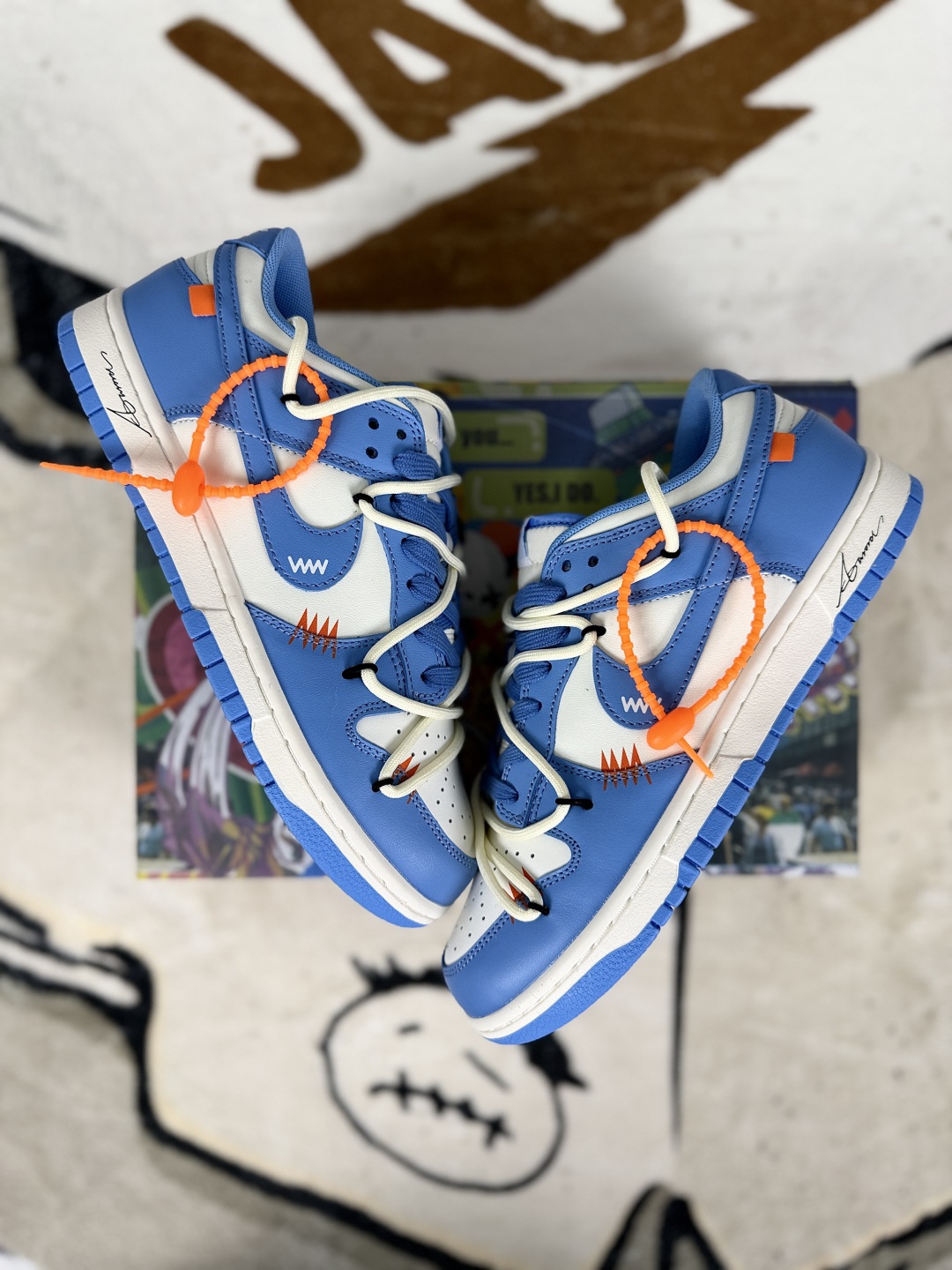 Nike Dunk Low Off-White University Blue Sneakers - Stylish and Comfortable 5 cmp i1753474560329 2803 0 6