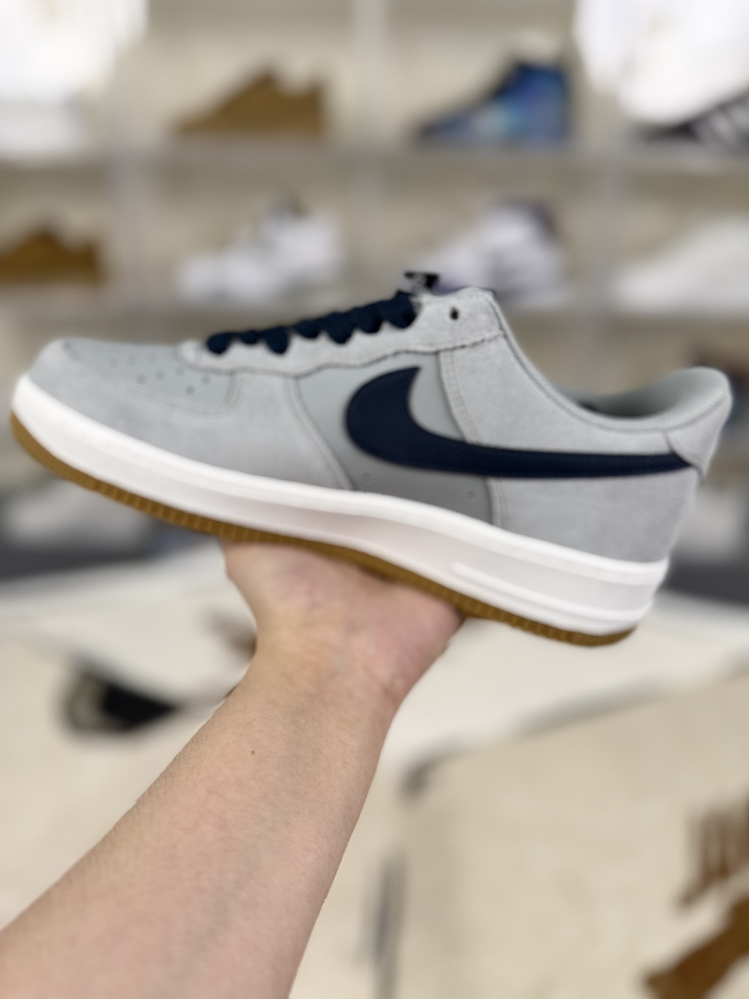 Nike Air Force 1 Low Gray Blue Suede Casual Sneakers Comfortable and Durable 2 cmp i1753634037398 6327 0 1