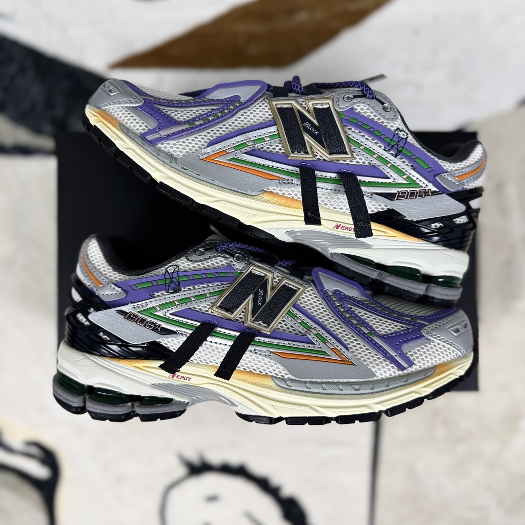 New Balance 1906R '811 Manufacturing' Running Shoes - Gray, Silver, & Purple 8 cmp i1753731861969 5437 0 7