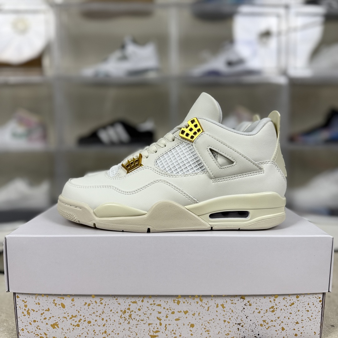 Air Jordan 4 Metallic Gold: Durable Mid-Top Retro Basketball Shoes - Unisex 10 cmp i1753731915850 5186 0 8
